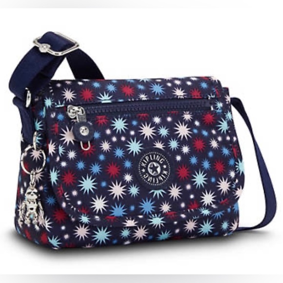 NWT Kipling Sabian Mini Crossbody Bag With Funky Stars 7.75''L X 5.75''H X 3.25” - Picture 2 of 12